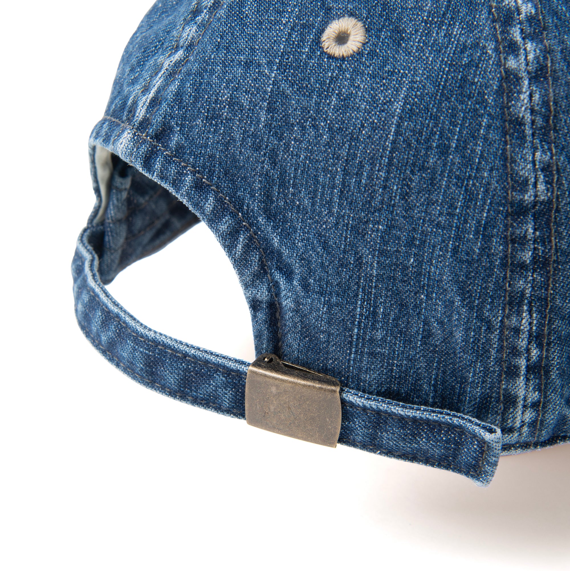 [Pre-Order] Studio D'Artisan Distressed Denim Baseball Cap - Okayama Denim