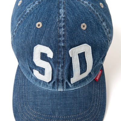 [Pre-Order] Studio D'Artisan Distressed Denim Baseball Cap