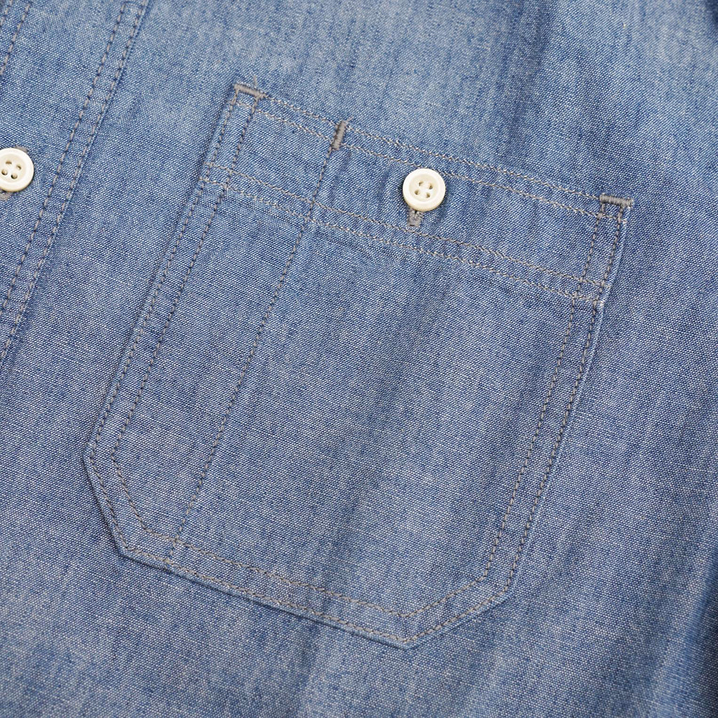 トップス blackbird chambray shirt hand painted Denim Chambray ShirtsShop Denim Chambray Shirts on Sale