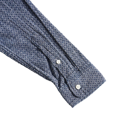 Graphzero Light Indigo Jacquard Shirt