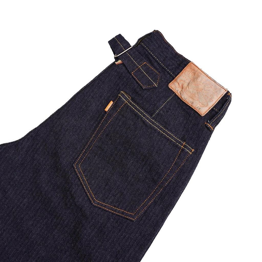 【DISCERNMENT】Herringbone stitch denim GZ-16ST-01OW 16oz needless Herringbone jeans Straight(One