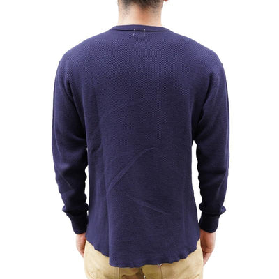 Loop & Weft Double Face Hex Honeycomb Crewneck Thermal (Navy)