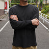 Loop & Weft Double Face Hex Honeycomb Crewneck Thermal (Black)