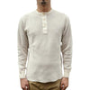 Loop & Weft Double Face Hex Honeycomb Thermal Henley (Ivory)