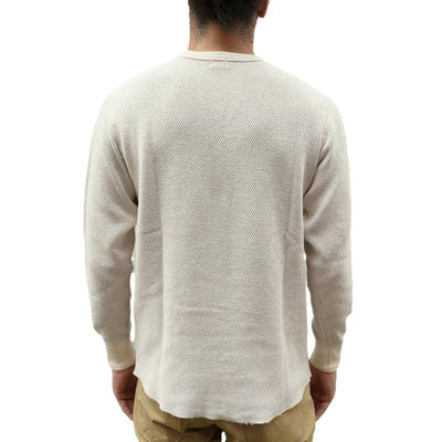 Loop & Weft Double Face Hex Honeycomb Crewneck Thermal (Ivory)