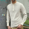 Loop & Weft Double Face Hex Honeycomb Thermal Henley (Ivory)