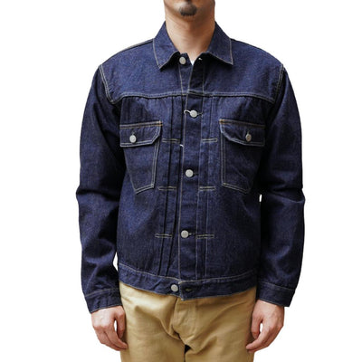 Studio D'Artisan 15oz. Natural Indigo Type II Selvedge Jacket