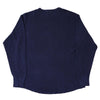 OD+LW Indigo Dyed Double Face Hex Honeycomb Henley Thermal