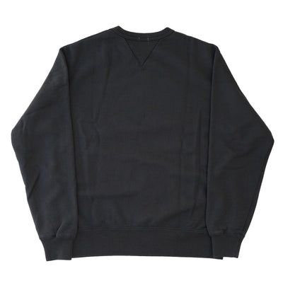 Loop & Weft SZ Vintage Pinborder Knit Double V Sweatshirt (Black)