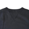 Loop & Weft SZ Vintage Pinborder Knit Double V Sweatshirt (Black)