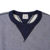 Loop & Weft SZ Vintage Pinborder Knit Double V Sweatshirt (Navy)