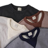 Loop & Weft SZ Vintage Pinborder Knit Double V Sweatshirt (Navy)