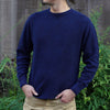 OD+LW Indigo Dyed Double Face Hex Honeycomb Crewneck Thermal