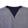 Loop & Weft SZ Vintage Pinborder Knit Double V Sweatshirt (Navy)