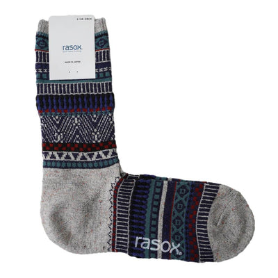 Rasox Fair Isle Crew Socks