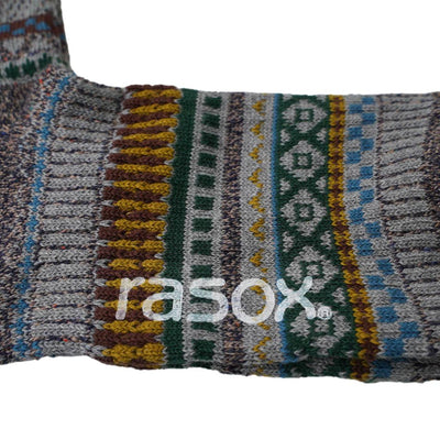 Rasox Fair Isle Crew Socks