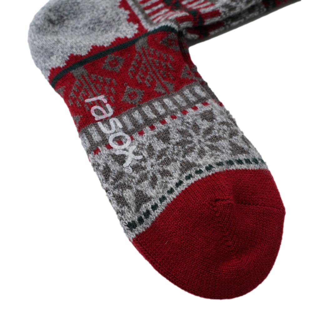 Rasox Snow Jacquard Crew Socks