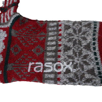 Rasox Snow Jacquard Crew Socks