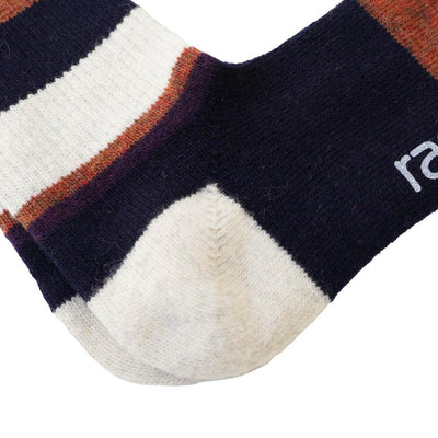 Rasox Jacquard Multi-Border Wool Crew Socks