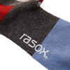 Rasox Jacquard Multi-Border Wool Crew Socks