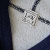 Loop & Weft SZ Vintage Pinborder Knit Hooded Sweatshirt (Navy)