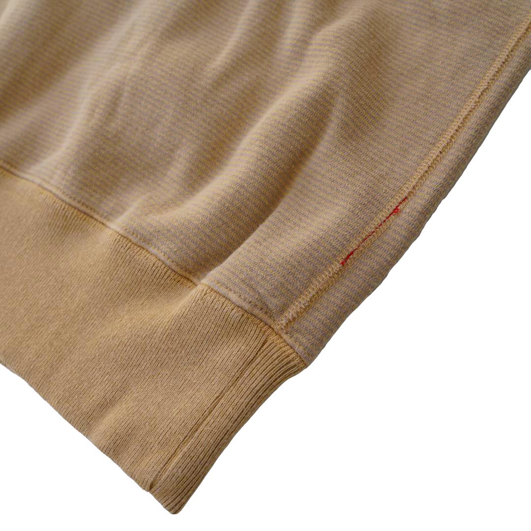 OD+LW Kakishibu SZ Vintage Pinborder Knit Hooded Sweatshirt - Okayama Denim