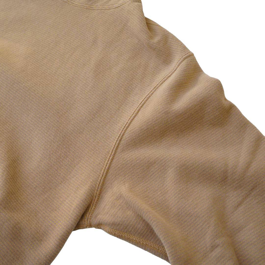OD+LW Kakishibu SZ Vintage Pinborder Knit Hooded Sweatshirt - Okayama Denim