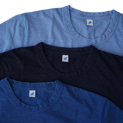 Pure Blue Japan Pale Indigo Jersey Pocket Tee