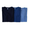 Pure Blue Japan Pale Indigo Jersey Pocket Tee