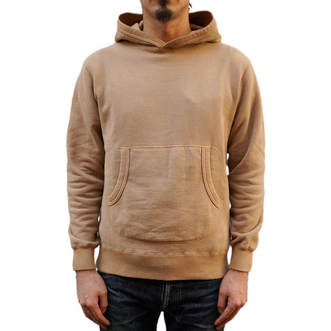 OD+LW Kakishibu SZ Vintage Pinborder Knit Hooded Sweatshirt - Okayama Denim