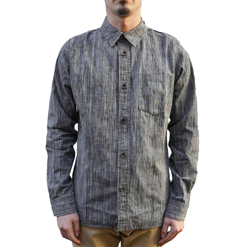Pure Blue Japan Kasuri Chambray Shirt