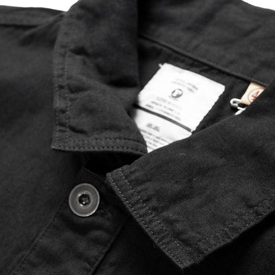 Fullcount Black US Army Denim Pullover Shirt - Okayama Denim