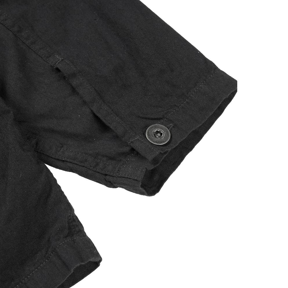 Fullcount Black US Army Denim Pullover Shirt - Okayama Denim