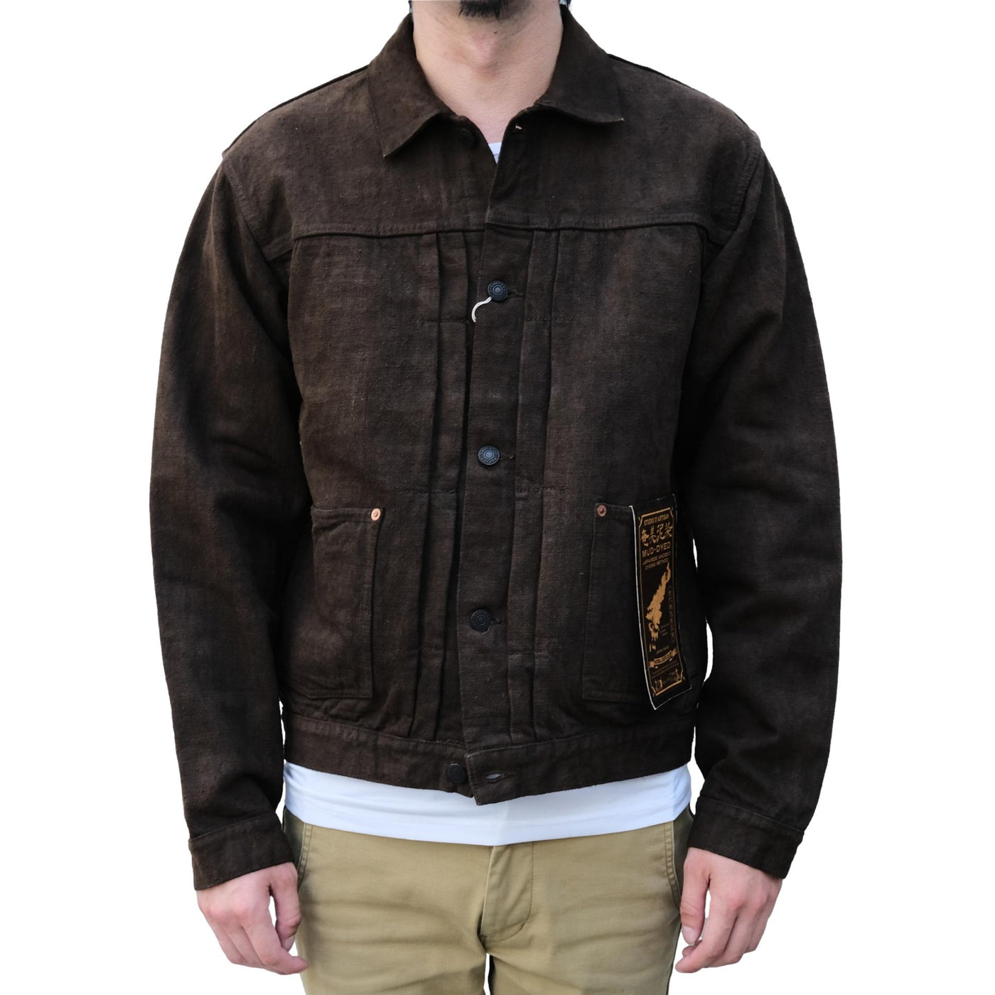 Studio D'Artisan GL3 "Amami Dorozome" Selvedge Jacket (Dark Brown)