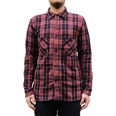 OD+SJ "Yoroi" Heavyweight Rope Dyed Indigo Flannel Shirt