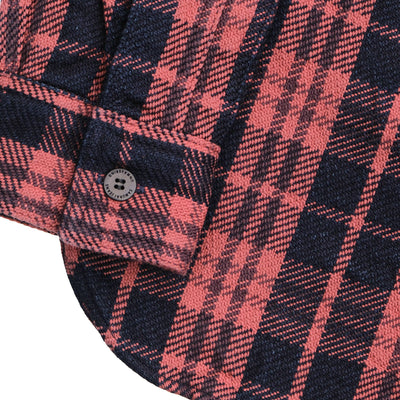OD+SJ "Yoroi" Heavyweight Rope Dyed Indigo Flannel Shirt
