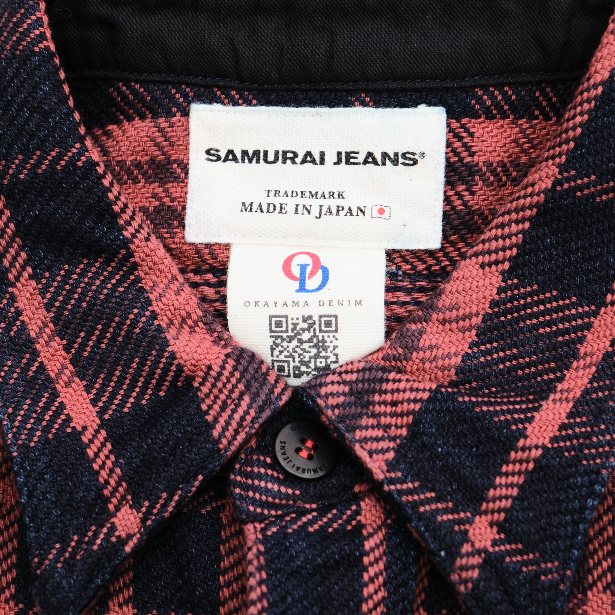 OD+SJ "Yoroi" Heavyweight Rope Dyed Indigo Flannel Shirt