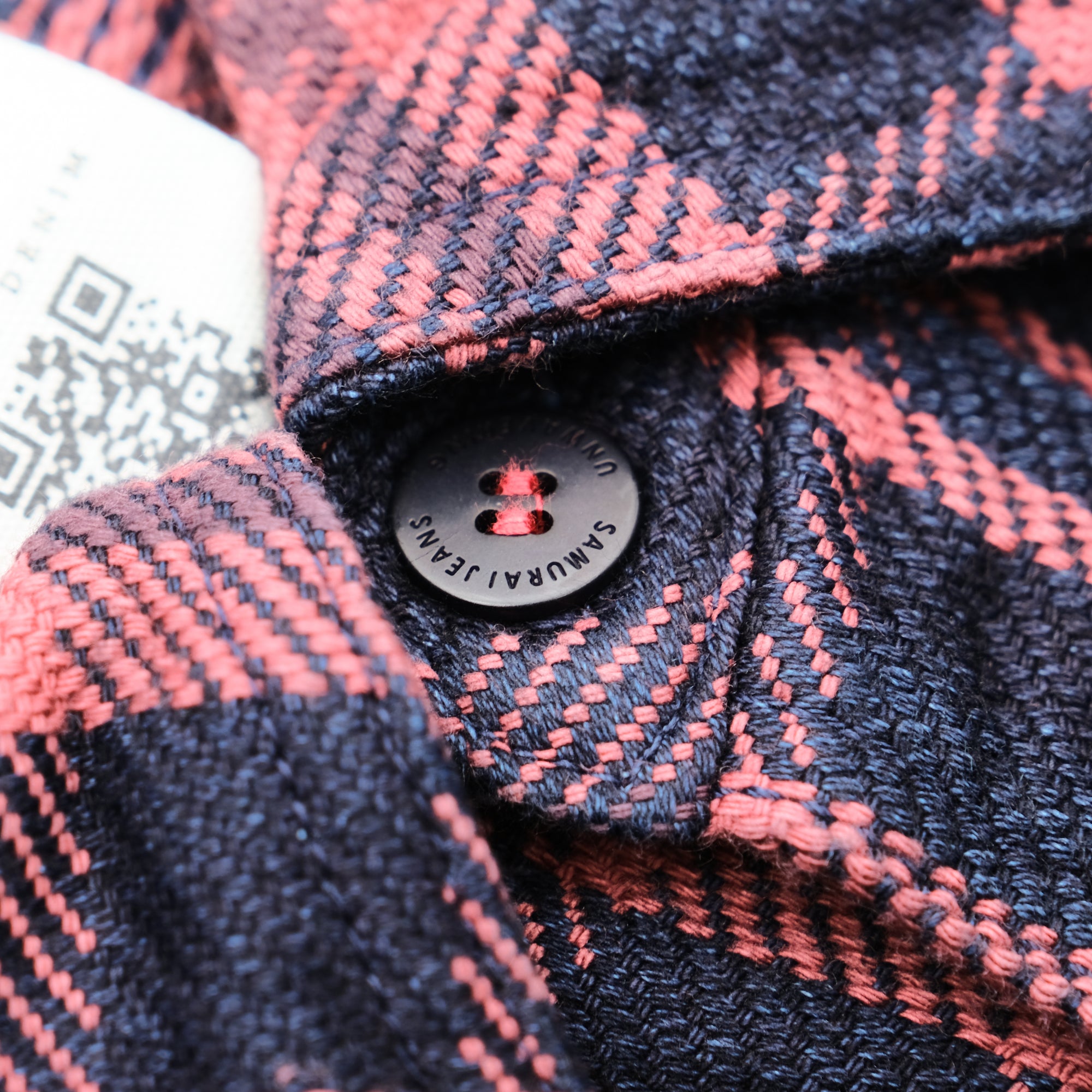 OD+SJ "Yoroi" Heavyweight Rope Dyed Indigo Flannel Shirt