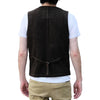 [Pre-Order] Studio D'Artisan "Amami Dorozome" Sashiko Vest (Dark Brown)