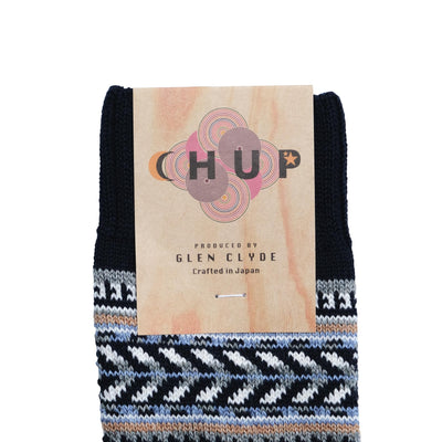 Chup Socks Montezuma Well (Ink Blue)