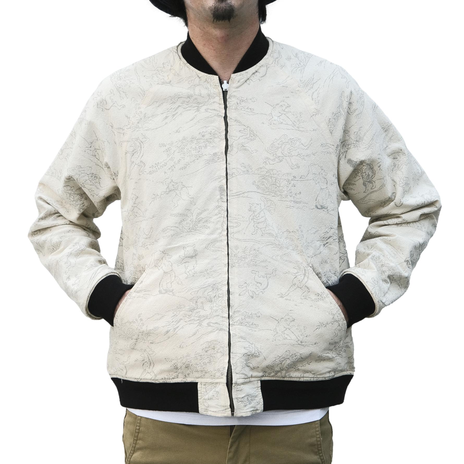 [Pre-Order] Studio D’Artisan “Choju-Giga” Sukajan Jacket - Okayama Denim
