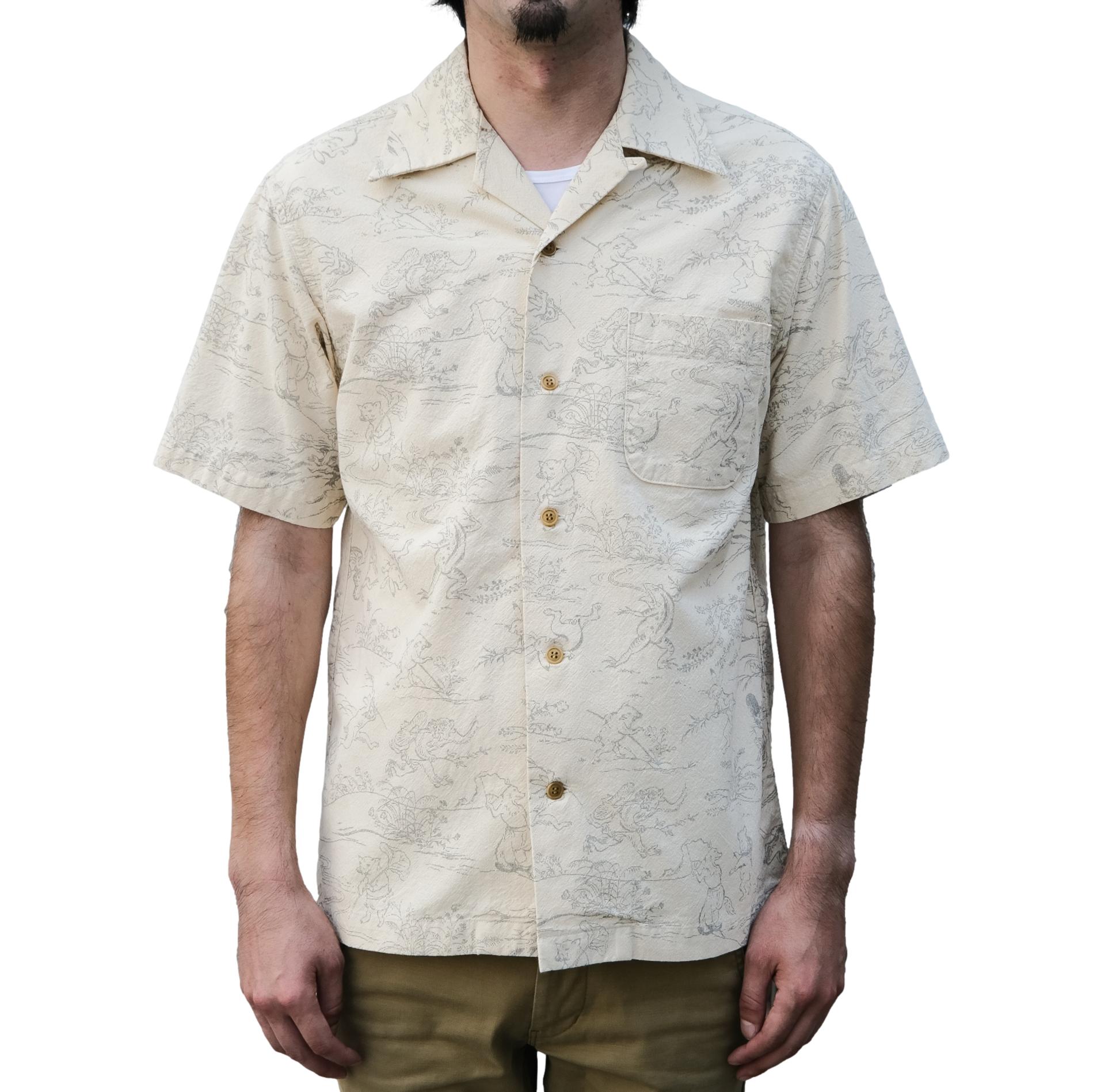 Studio D'Artisan "Choju-Giga" Original Aloha Shirt - Okayama Denim