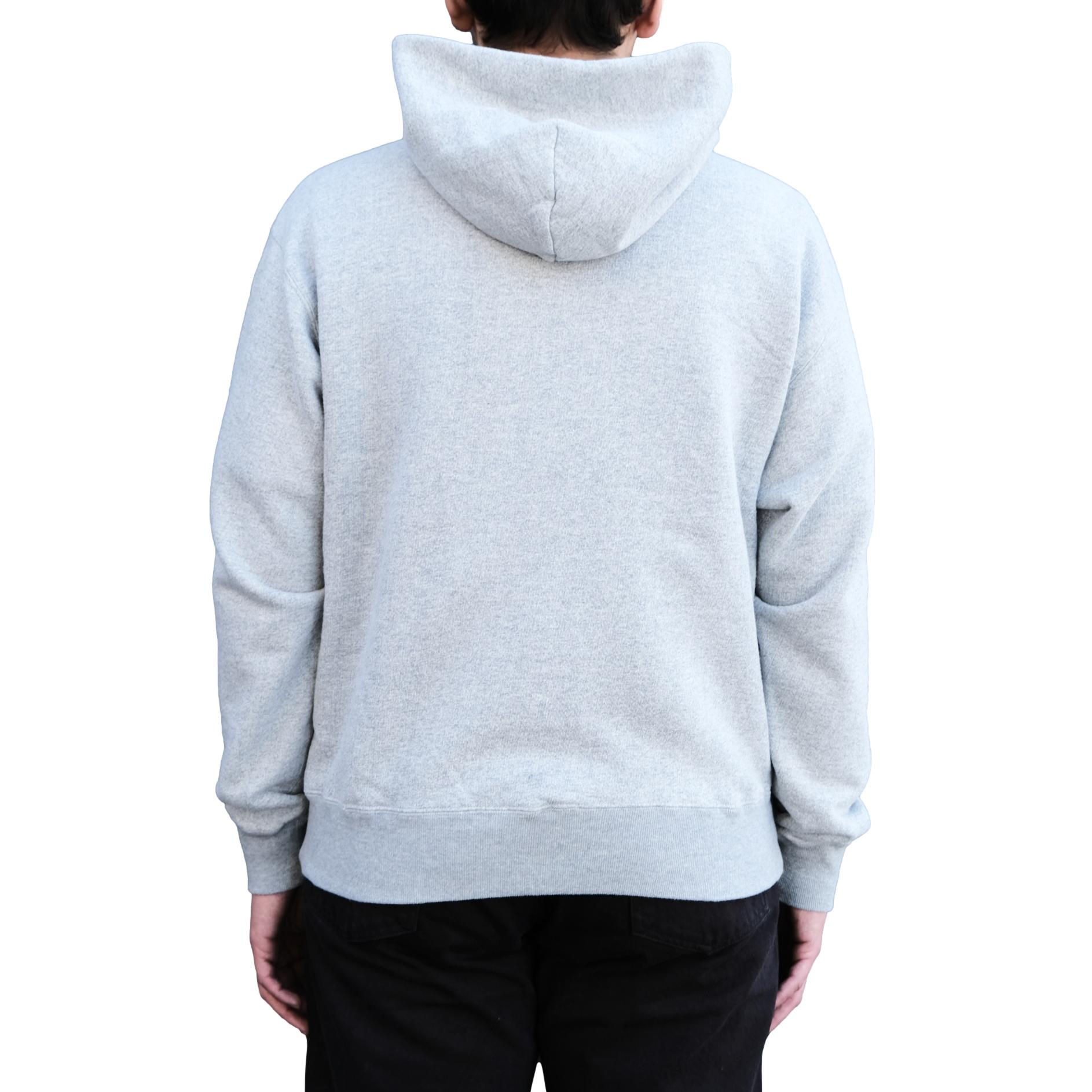 Momotaro Loopwheel Zip-up Hoodie (Gray)