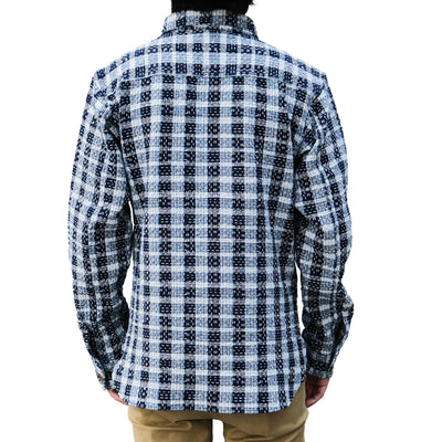 [Pre-Order] Studio D'Artisan "Indigo Noragi Sashiko" L/S Work Shirt