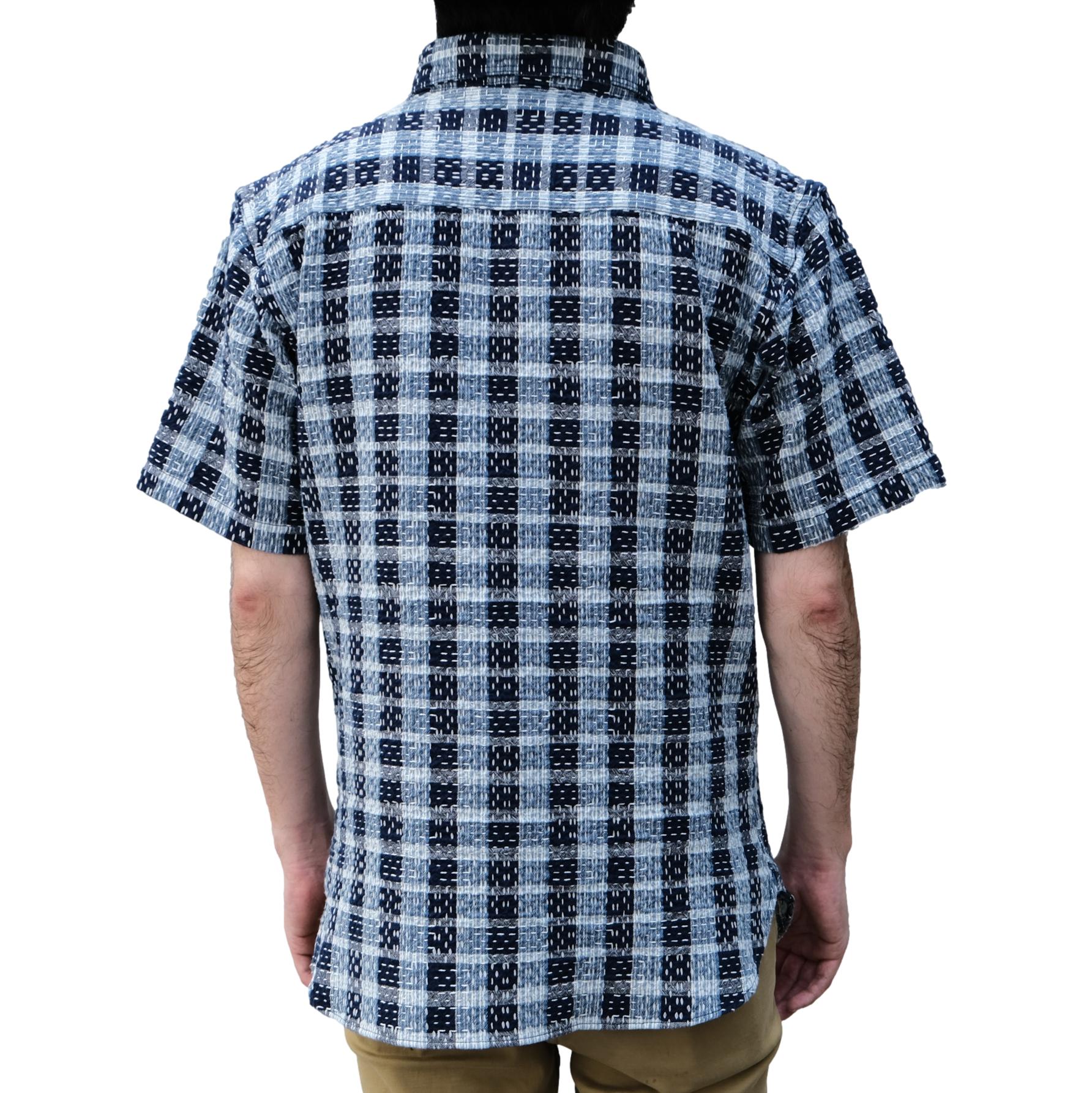 Studio D'Artisan "Indigo Noragi Sashiko" S/S Work Shirt