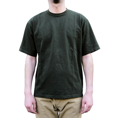 Momotaro Matcha Dyed Tee - Okayama Denim