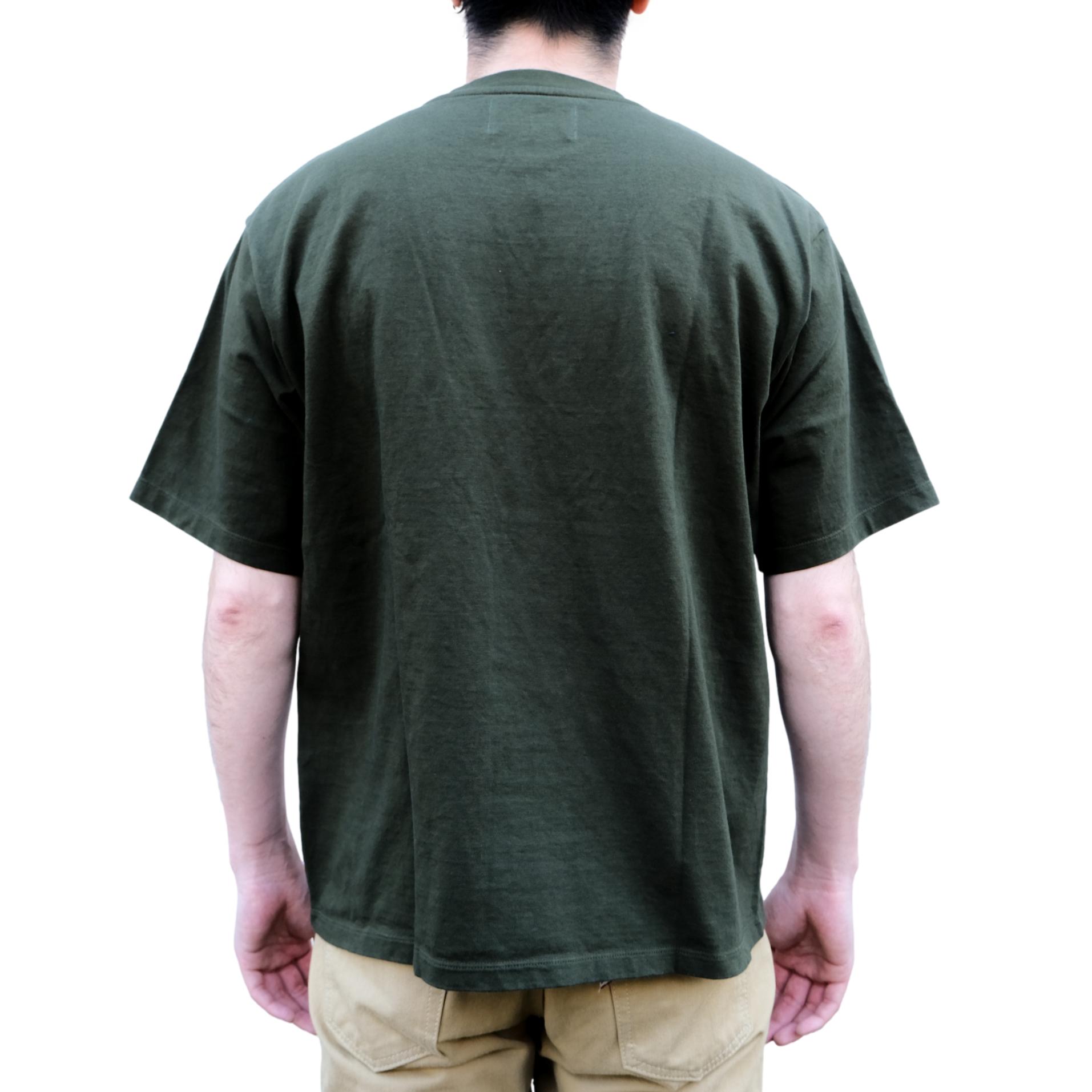 Momotaro Matcha Dyed Tee - Okayama Denim