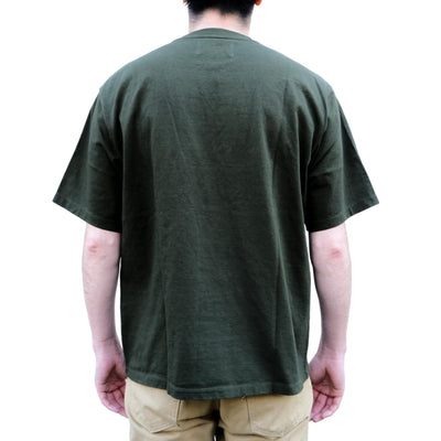 Momotaro Matcha Dyed Tee - Okayama Denim