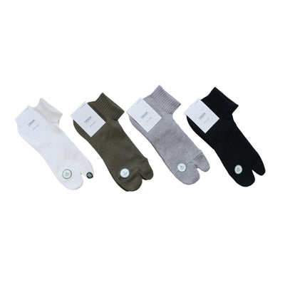 Rasox Eco Feel Tabi Socks (Black)