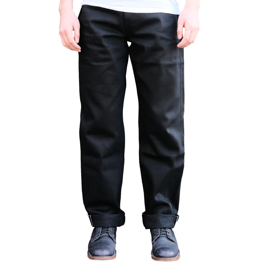 Momotaro "Standard" Black Selvedge Jeans (Classic Straight) - Okayama Denim